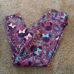 Lularoe girls Minnie Mouse leggings one size fits most